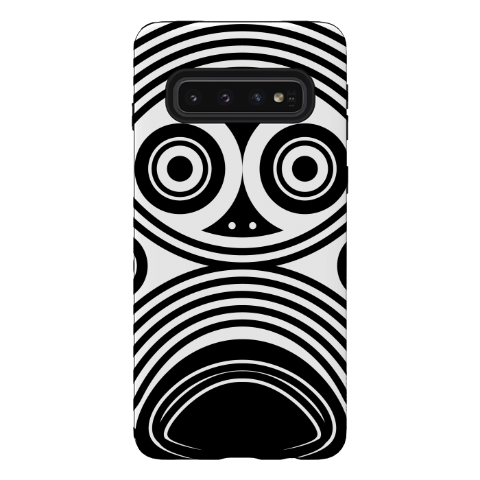 Galaxy S10 StrongFit scary owl eyes by TMSarts