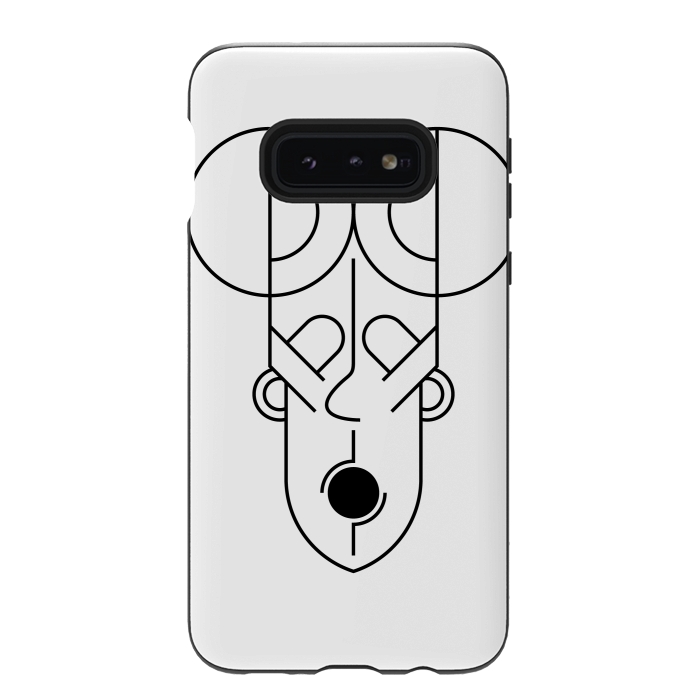 Galaxy S10e StrongFit aztec human face by TMSarts