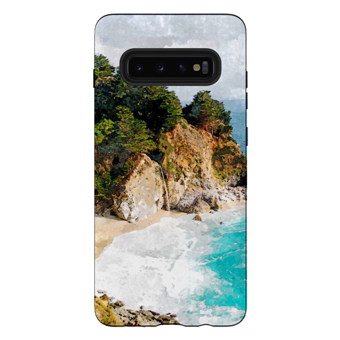 Galaxy S10 plus StrongFit Silent Island by Creativeaxle