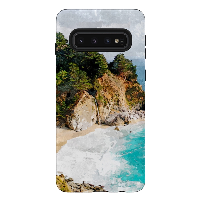 Galaxy S10 StrongFit Silent Island by Creativeaxle
