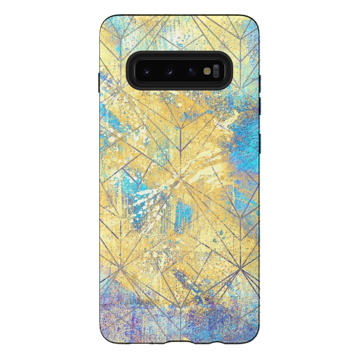 Galaxy S10 plus StrongFit Abstract Painting IX by Art Design Works