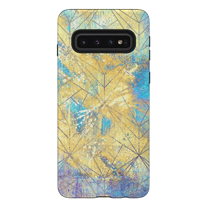 Galaxy S10 StrongFit Abstract Painting IX by Art Design Works