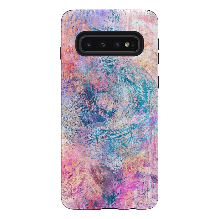 Galaxy S10 StrongFit Abstract Painting XI by Art Design Works