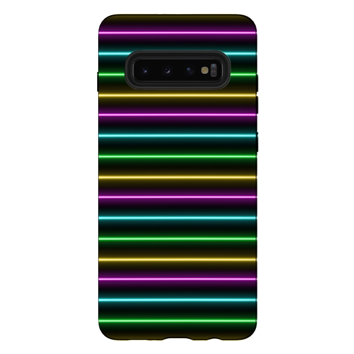 Galaxy S10 plus StrongFit Neon by Laura Nagel