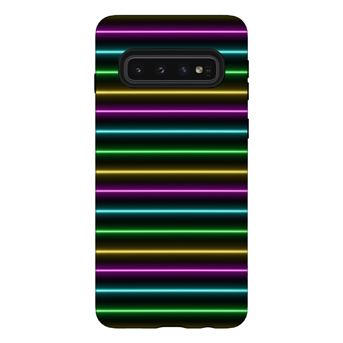 Galaxy S10 StrongFit Neon by Laura Nagel