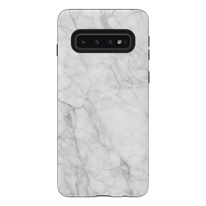 Galaxy S10 StrongFit White Marble IX by amini54
