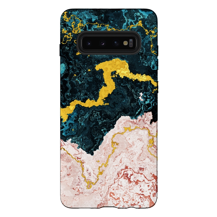 Galaxy S10 plus StrongFit Abstract Marble VI by Art Design Works