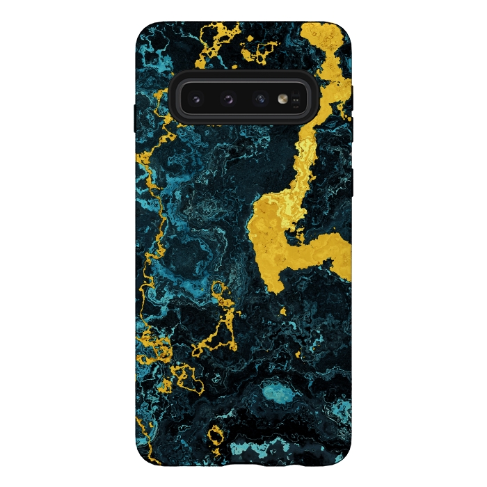 Galaxy S10 StrongFit Abstract Marble VII by Art Design Works