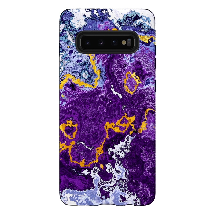 Galaxy S10 plus StrongFit Abstract Marble VIII by Art Design Works
