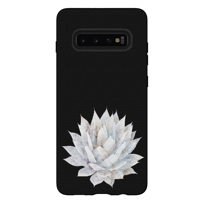 Galaxy S10 plus StrongFit  Agave White Marble by amini54