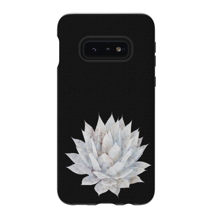Galaxy S10e StrongFit  Agave White Marble by amini54