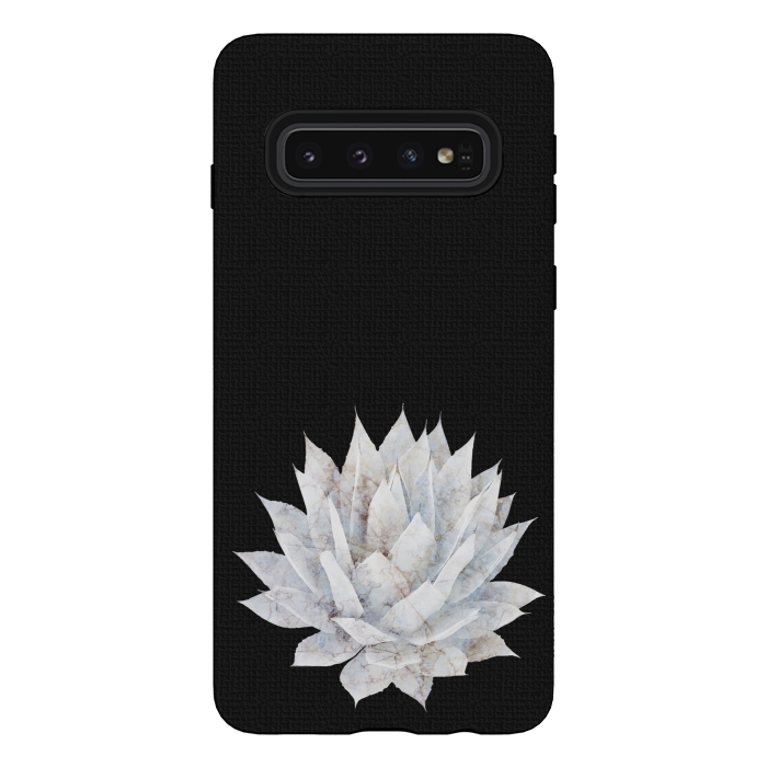 Galaxy S10 StrongFit  Agave White Marble by amini54