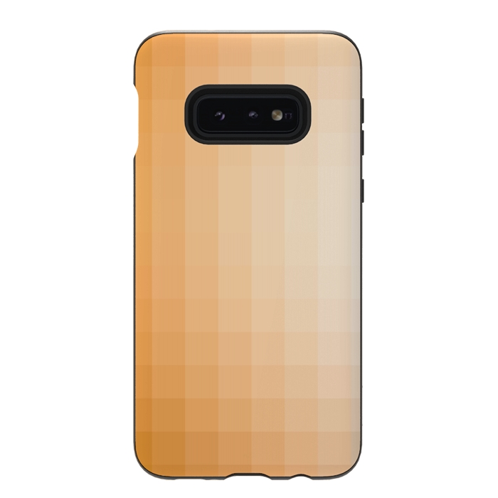 Galaxy S10e StrongFit Gradient, Amber and White by amini54
