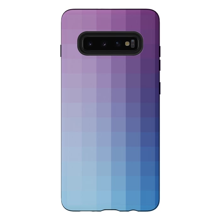 Galaxy S10 plus StrongFit Gradient, Blue and Purple by amini54