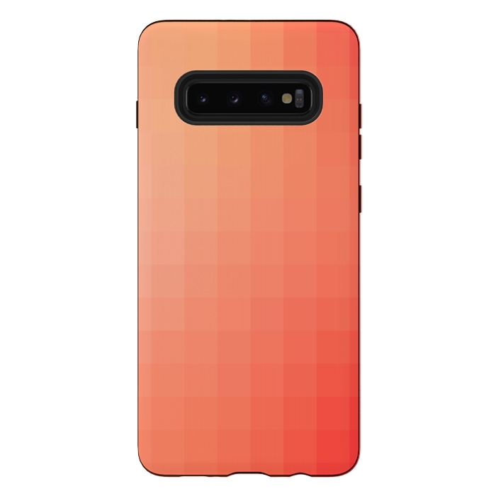 Galaxy S10 plus StrongFit Gradient, Coral and Pink by amini54
