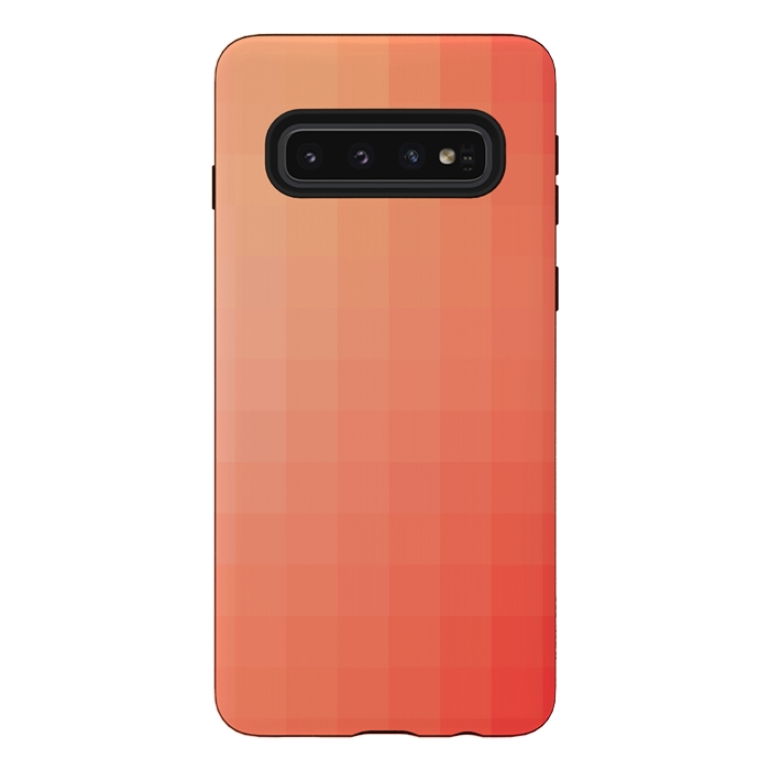 Galaxy S10 StrongFit Gradient, Coral and Pink by amini54