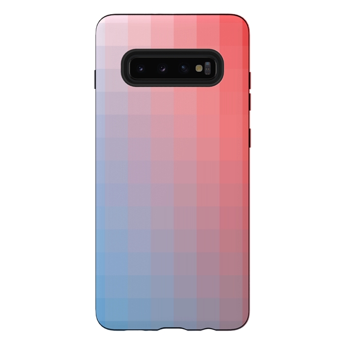 Galaxy S10 plus StrongFit Gradient, Red, White and Blue by amini54