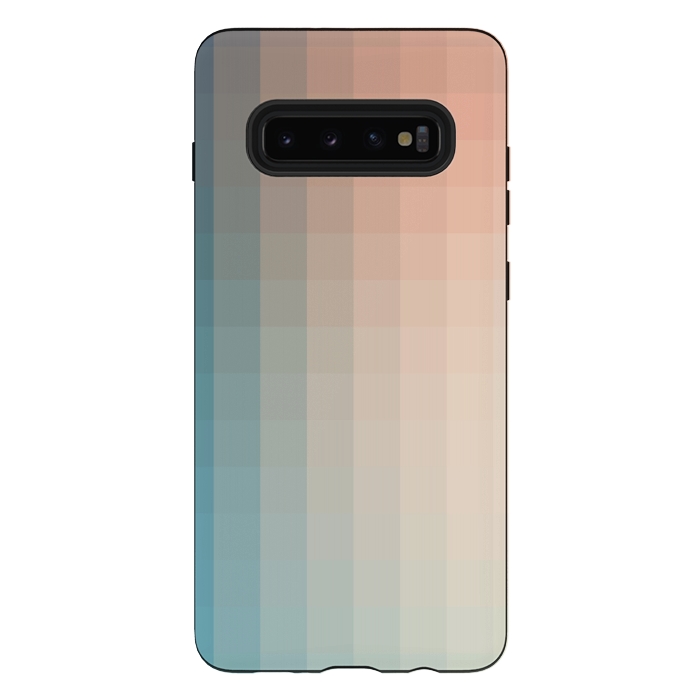 Galaxy S10 plus StrongFit Gradient, Turquoise and Pink by amini54