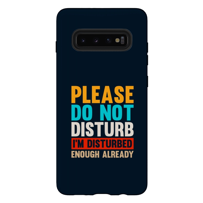 Galaxy S10 plus StrongFit please do not disturb by TMSarts