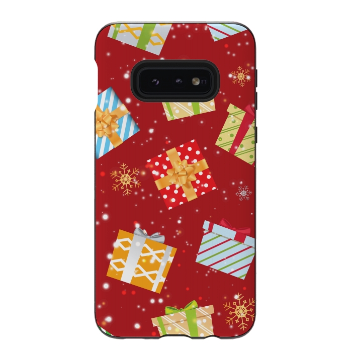 Galaxy S10e StrongFit Christmas gifts pattern by Bledi
