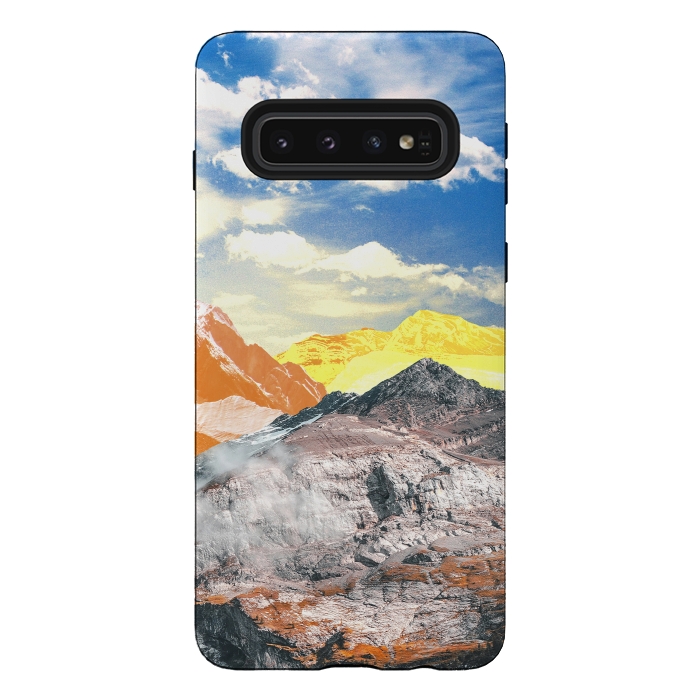 Galaxy S10 StrongFit Mountains (photo montage) by Bledi