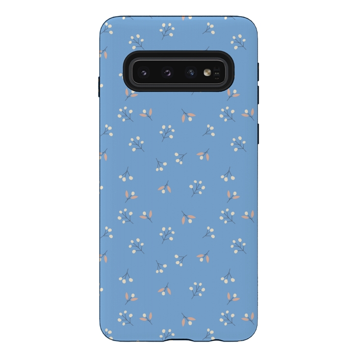 Galaxy S10 StrongFit Blissful berries by Edith May