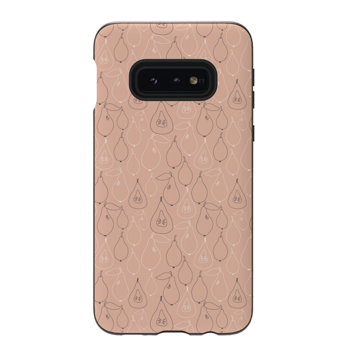 Galaxy S10e StrongFit Pear Drops by Edith May