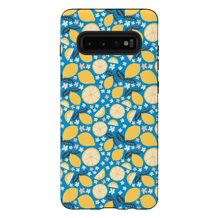 Galaxy S10 plus StrongFit Summer Lemons by Edith May