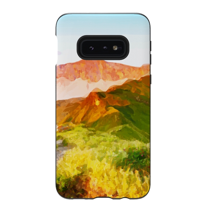 Galaxy S10e StrongFit Forest Mountain by Creativeaxle