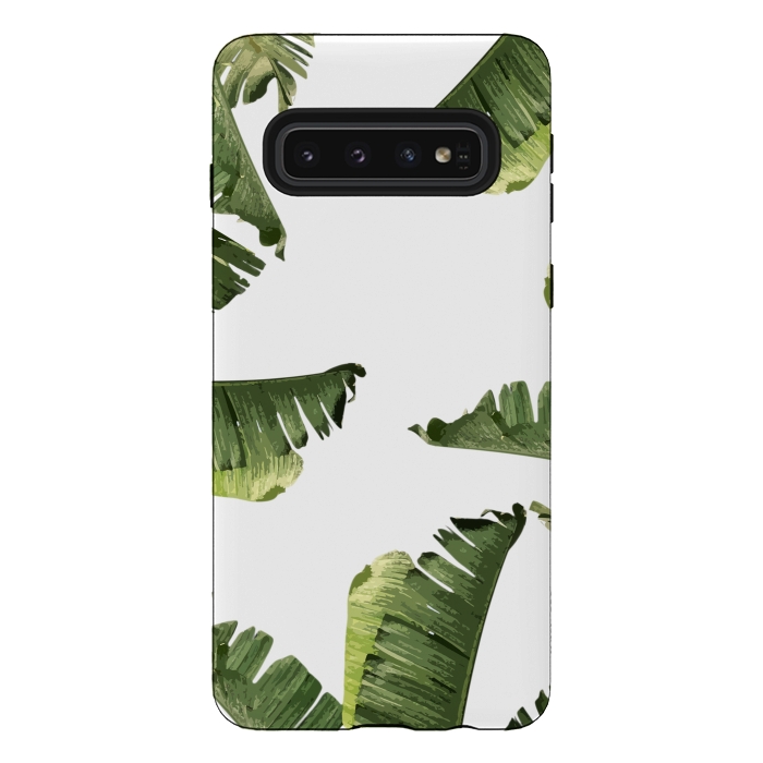 Galaxy S10 StrongFit Banana Leaves by Creativeaxle
