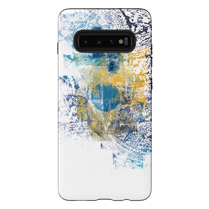 Galaxy S10 plus StrongFit Wild Eclipse - Abstract Painting I by Art Design Works
