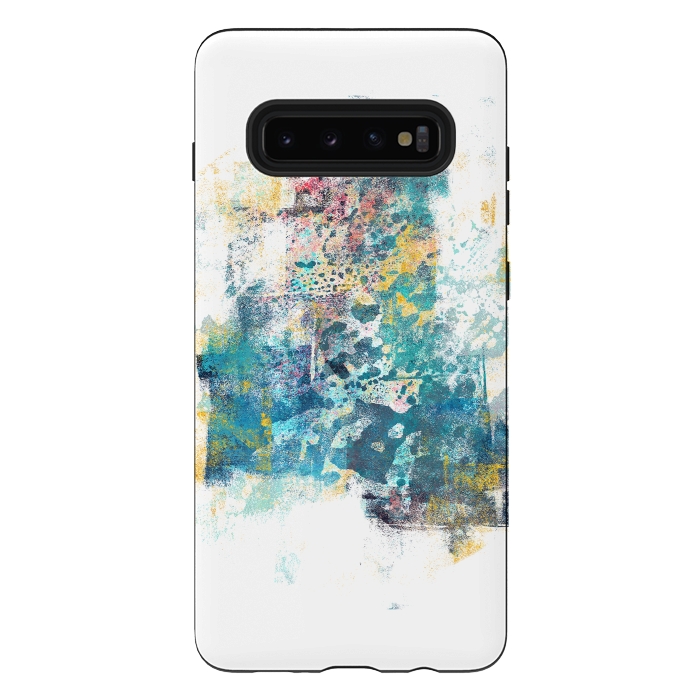 Galaxy S10 plus StrongFit City Tide - Abstract Painting II by Art Design Works