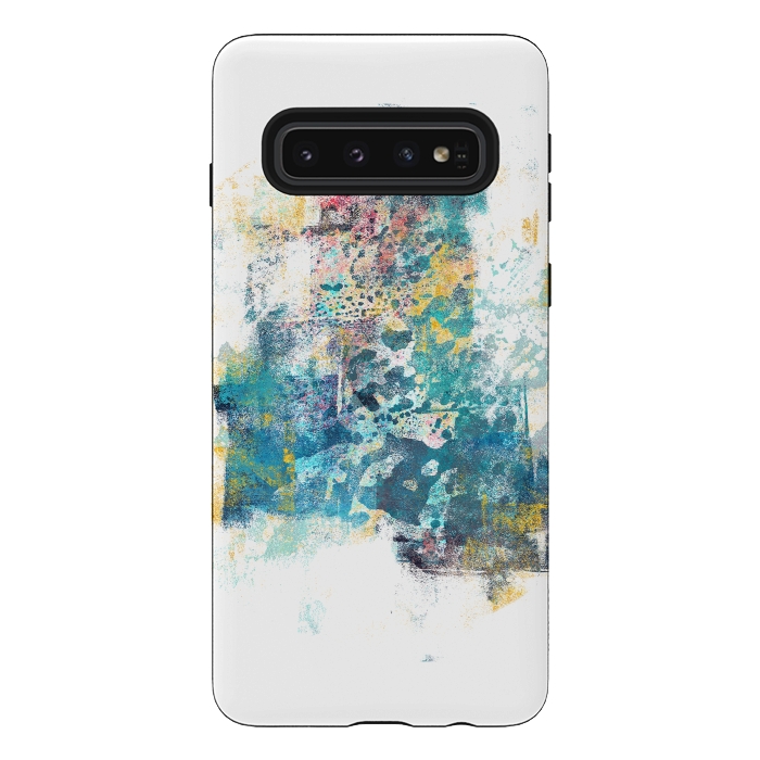Galaxy S10 StrongFit City Tide - Abstract Painting II by Art Design Works