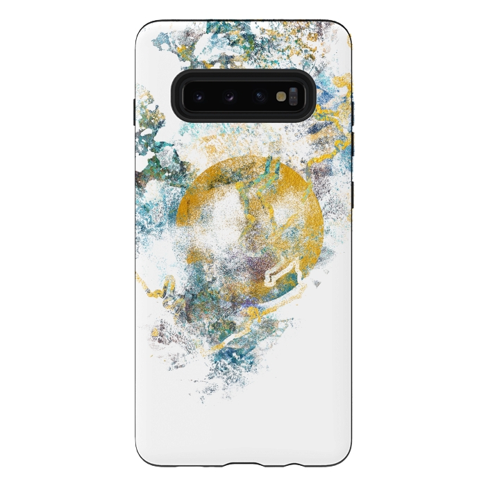 Galaxy S10 plus StrongFit Nature's Call - Abstract Painting III by Art Design Works