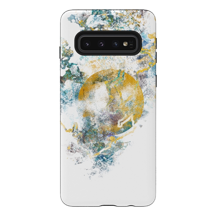Galaxy S10 StrongFit Nature's Call - Abstract Painting III by Art Design Works