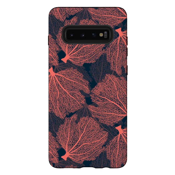 Galaxy S10 plus StrongFit Fan living colral  by Katerina Kirilova