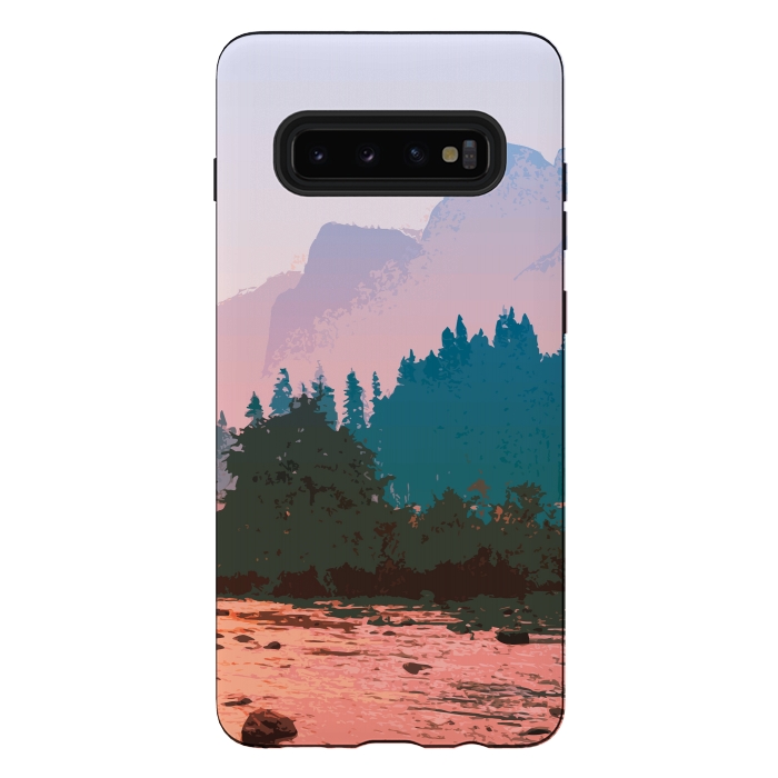 Galaxy S10 plus StrongFit Peaceful World by Creativeaxle