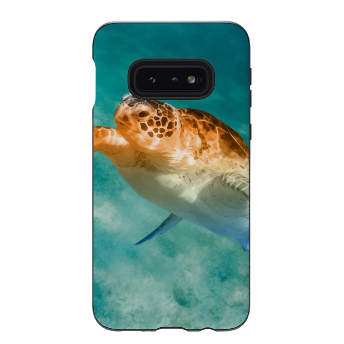 Galaxy S10e StrongFit Turtle by Creativeaxle