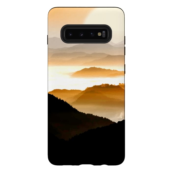 Galaxy S10 plus StrongFit Sunrise Mountain by Creativeaxle