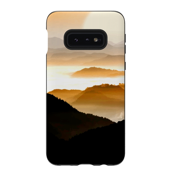 Galaxy S10e StrongFit Sunrise Mountain by Creativeaxle