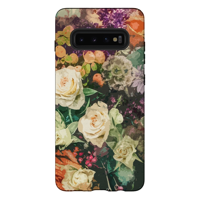 Galaxy S10 plus StrongFit Floral Bunch by Creativeaxle