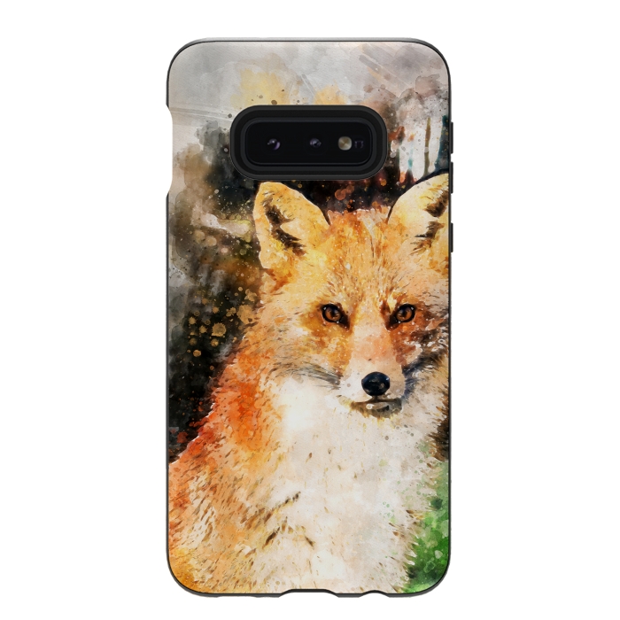 Galaxy S10e StrongFit Clever Fox by Creativeaxle