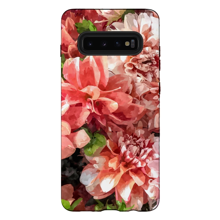 Galaxy S10 plus StrongFit Beauty in Dahlia by Creativeaxle