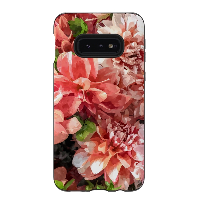 Galaxy S10e StrongFit Beauty in Dahlia by Creativeaxle
