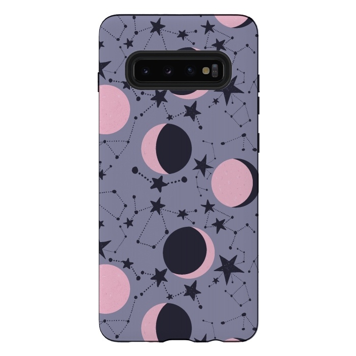 Galaxy S10 plus StrongFit Purple galaxy by  Utart