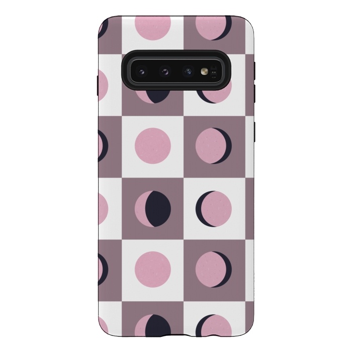 Galaxy S10 StrongFit Pink Moons by  Utart