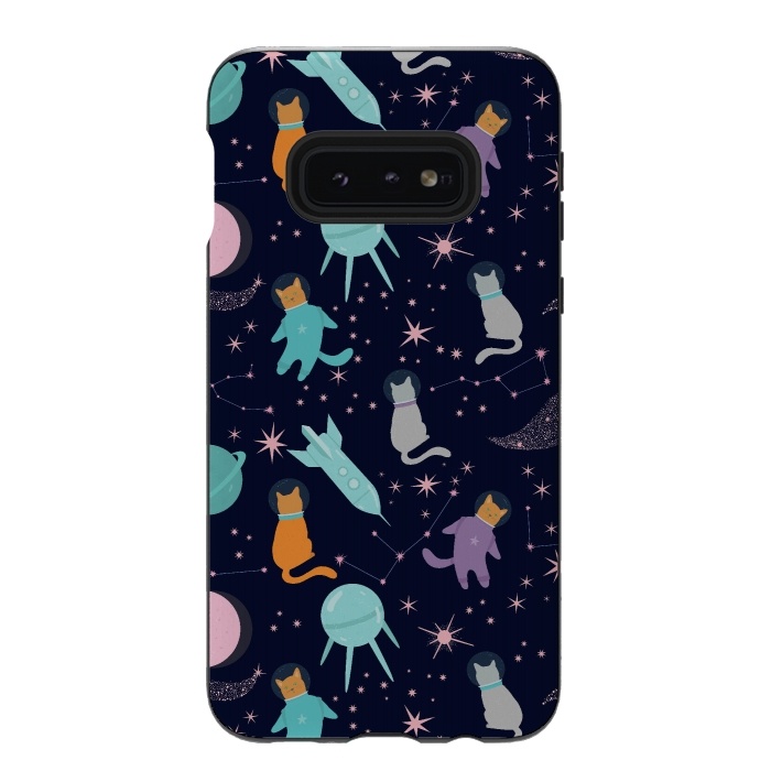 Galaxy S10e StrongFit Cats in space by  Utart