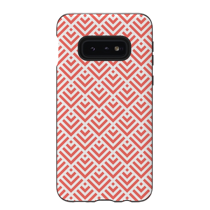 Galaxy S10e StrongFit Living Coral Pattern I by Art Design Works