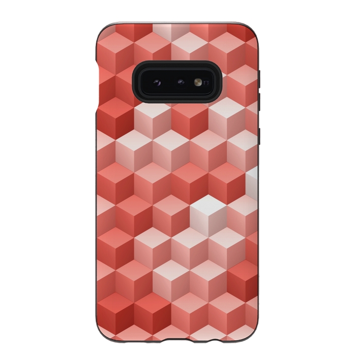 Galaxy S10e StrongFit Living Coral Pattern V by Art Design Works