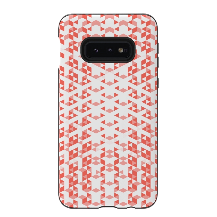 Galaxy S10e StrongFit Living Coral Pattern VI by Art Design Works